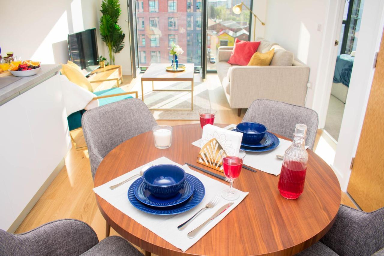 Exoticstay Apartments - Ultra Luxe Top Floor Suite - City Centre Apartment With Cube View - Smart 4K Tv With Ultrafast Wifi & Netflix バーミンガム エクステリア 写真
